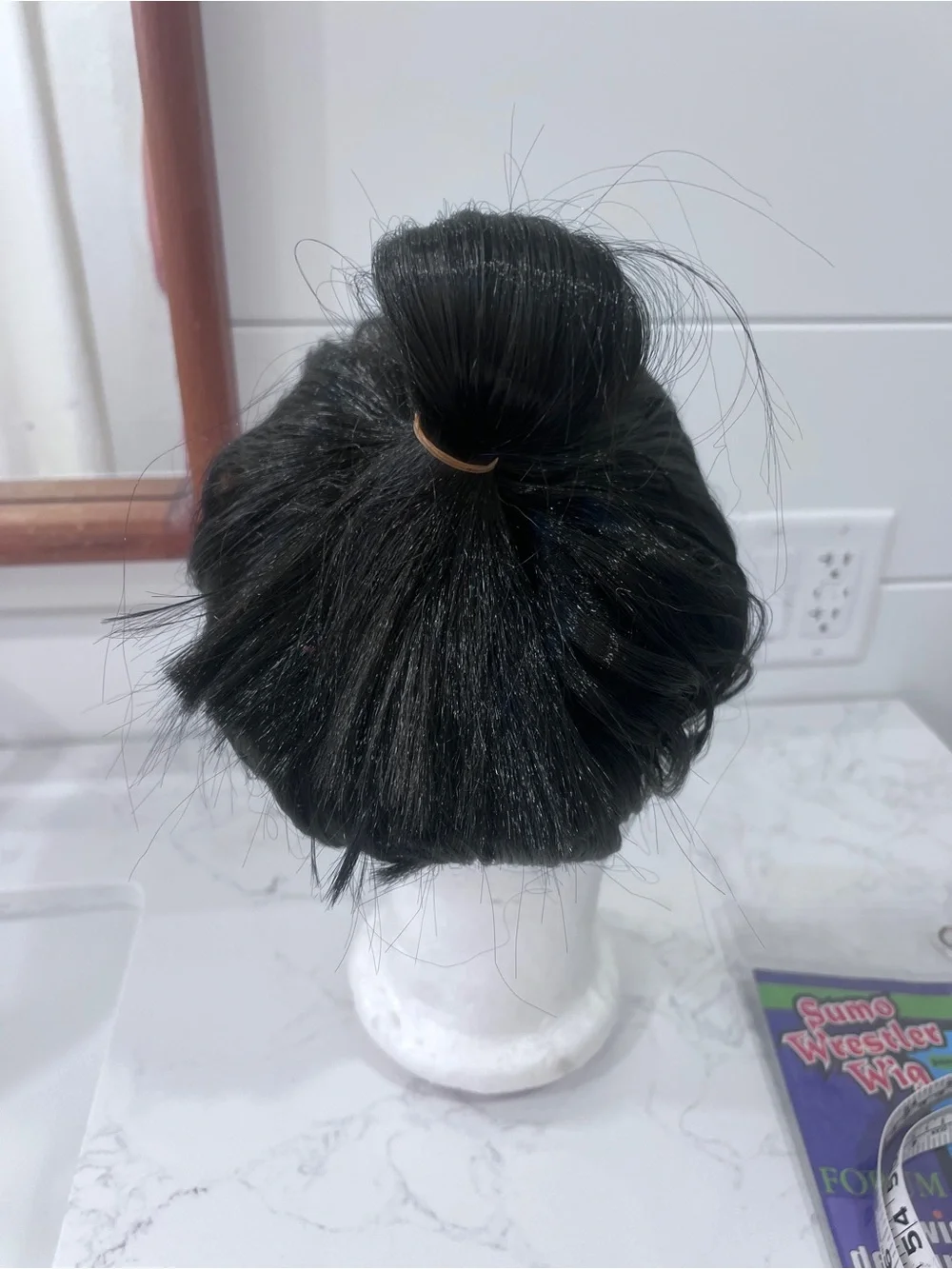 Forum Sumo Wrestler Costume Wig - Black